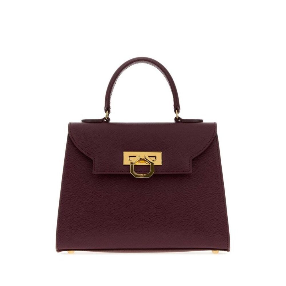 Carbotti Women Grape Leather Loren Handbag